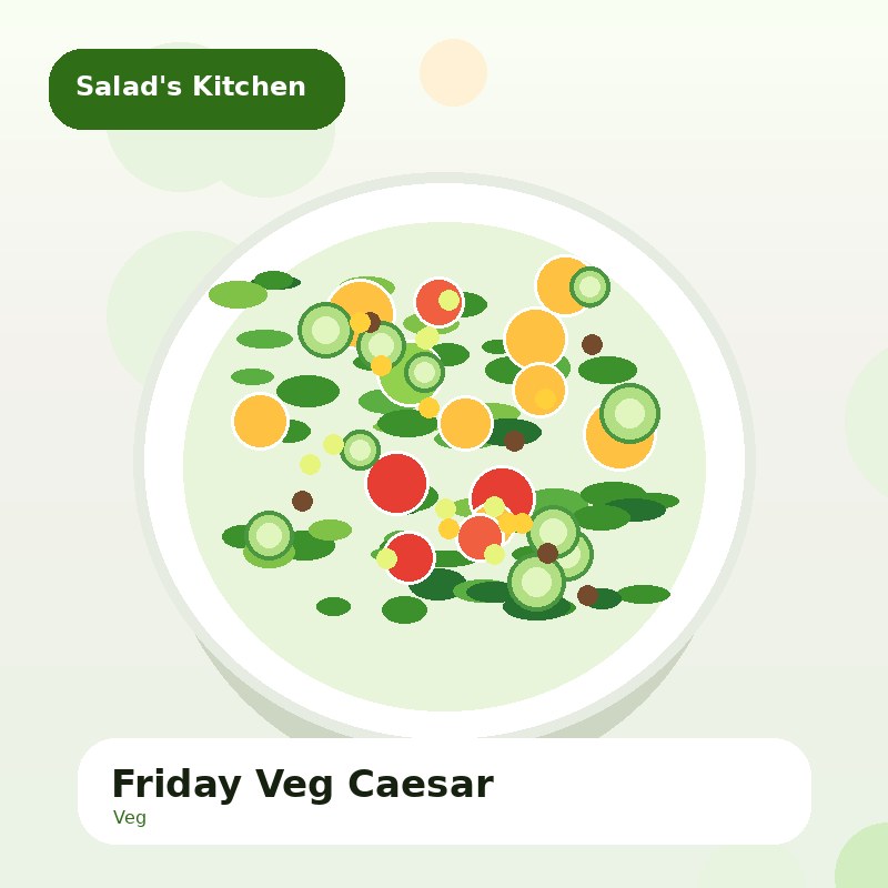 Friday Veg Caesar Bowl