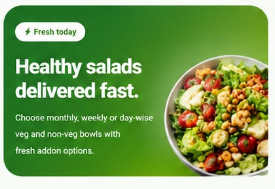 Salad menu