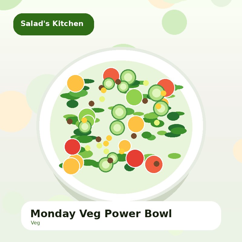 Monday Veg Power Bowl