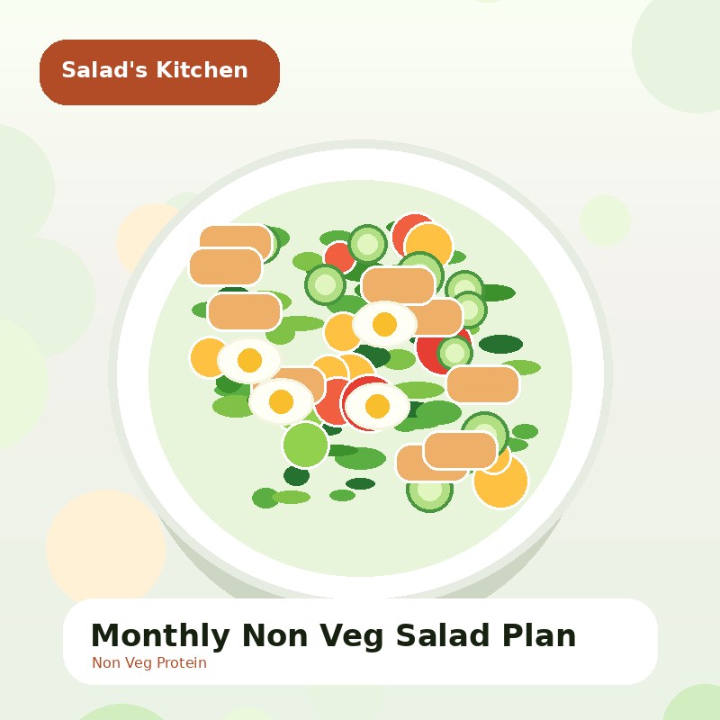 Monthly Non Veg Salad Plan