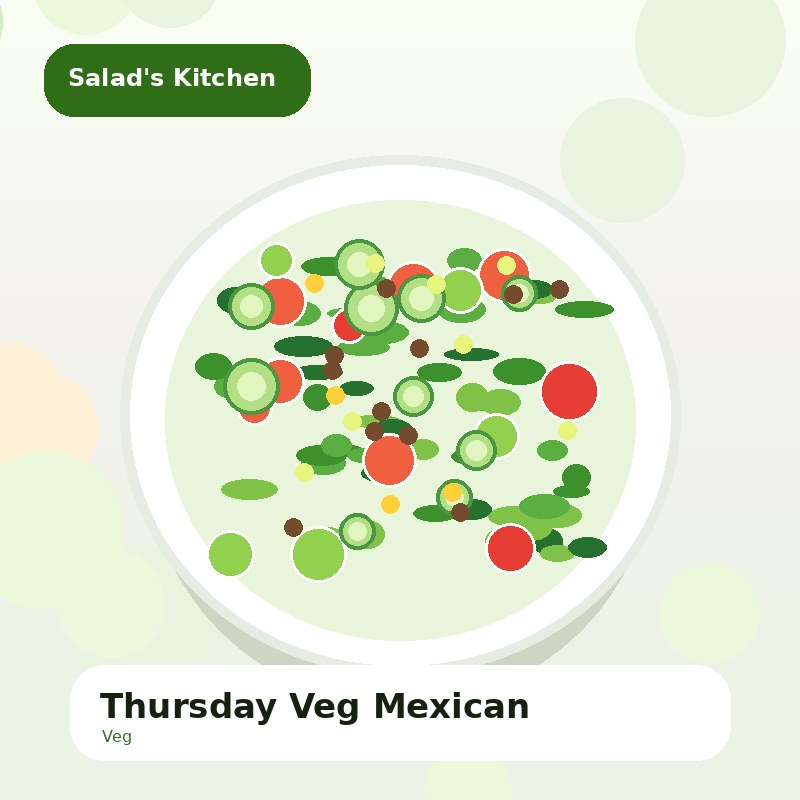 Thursday Veg Mexican Bowl