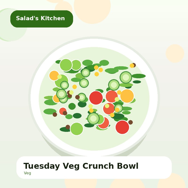 Tuesday Veg Crunch Bowl